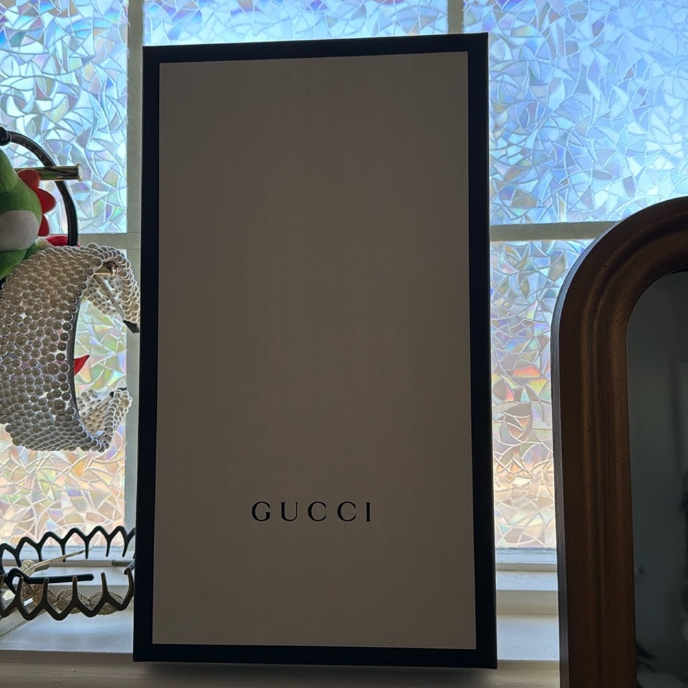 Gucci white & black Shoe Box